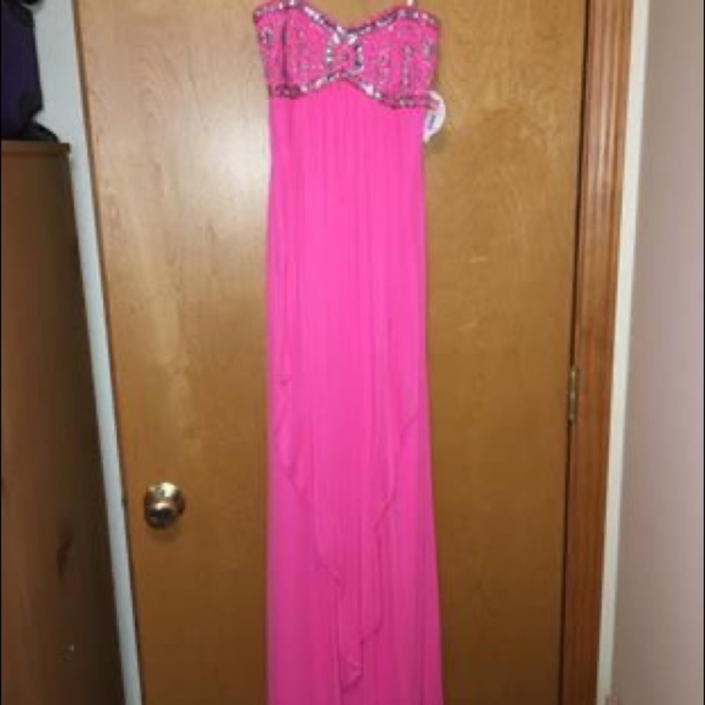 Hot Pink Prom Dress NWT